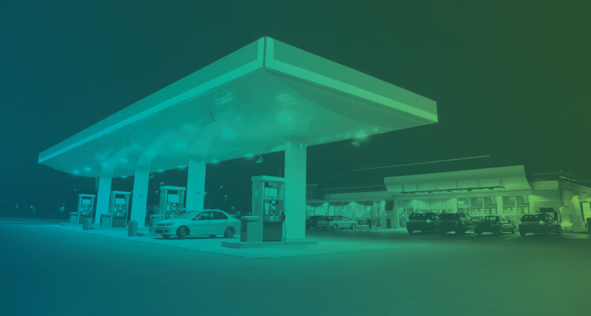 Gas station image